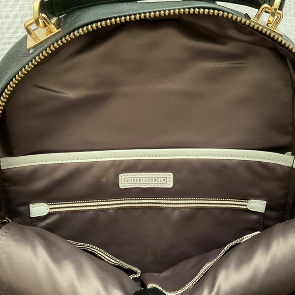 Henri Bendel Soho Black Pebble Leather Backpack main image 13